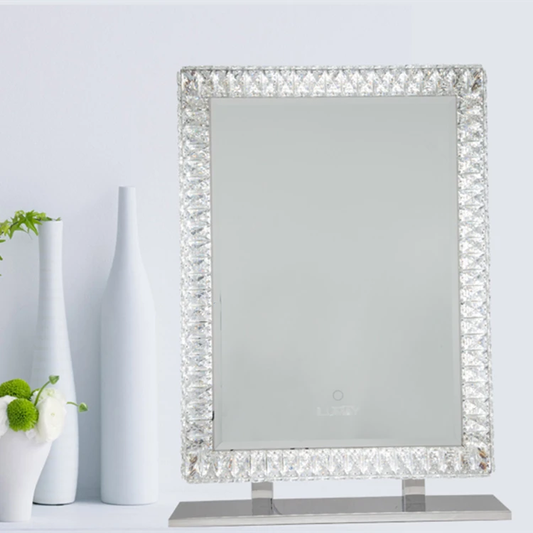 ILUMAY Luxury crushed diamond makeup vanity mirror