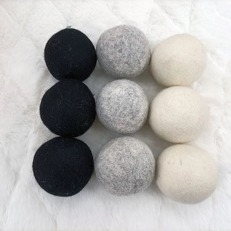 Cheap price high quality L 100 % organic new zealand bulk wool dryer balls in stock bulk wool dryer balls colorful