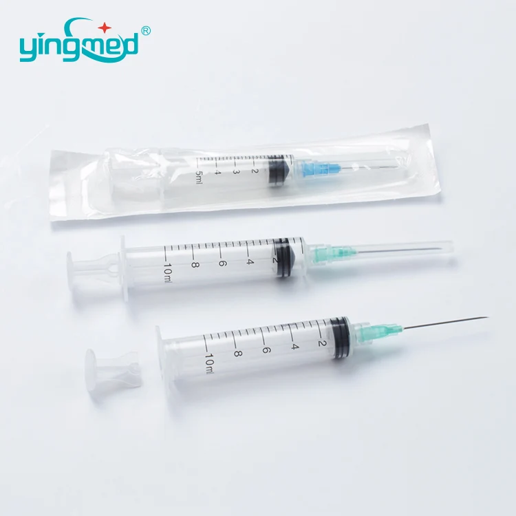 High quality retractable auto-disable syringe for single use, self destruction syringe