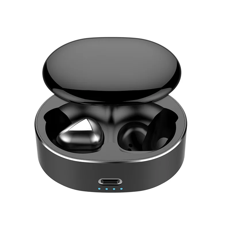 Bluetooth5.0 мини наушники беспроводные стерео спортивные с зарядной коробкой 500