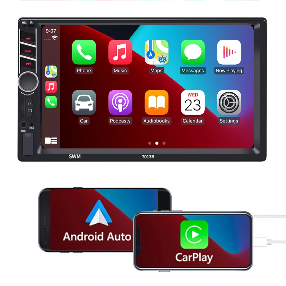 Universal 10.25 inch 2din 7 inch hd touch screen car gps  bluetoothr radio mp5 android player touch screen with camera