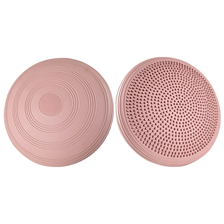 Home Gym Workout Lower Back Pain Relief Inflatable Yoga Balance Disc Pad Stability Wobble Cushion With Pump