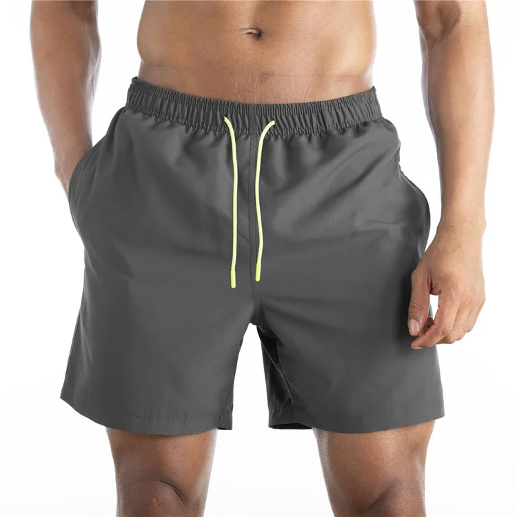 High Quality Men Summer Beach Shorts Water Proof Double Layer Mesh Plus Size Nylon Swim Shorts Men