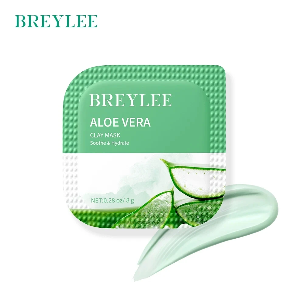 BREYLEE Natural Moisturizing Anti Acne Oil Control Pore Shrink Skin Repair Clay Facial organic facial clay mask