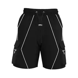 YD High street summer 2021 knee length custom casual sport shorts pants athletic basketball multi pockets cargo short men