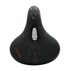 Rainproof PU Surface Soft Memory Sponge Shockproof Bike Seat MTB Saddle Reflective Bicycle Saddle Seat
