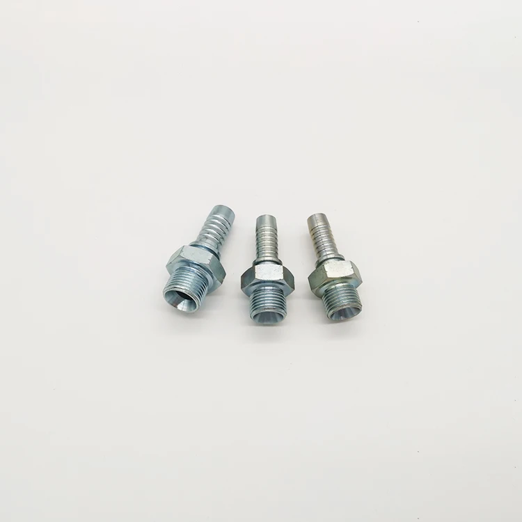 2022 High quality BSP JIC metric carbon steel hydraulic hose tube  flange ferrules fittings hydraulic parts