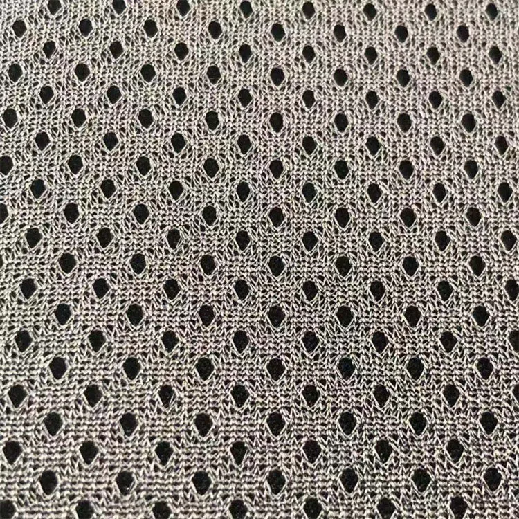 High quality 100% polyester bird eye fabric knitted mesh fabric for sportswear