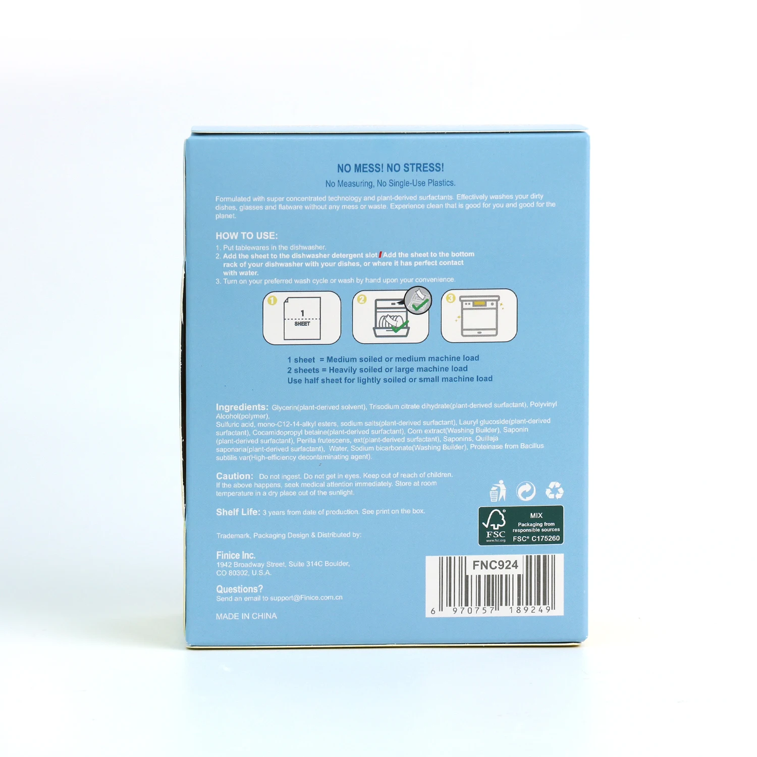 Dish Washing Cleaner Tablet Household Dishwasher detergent Cleaning Sheet