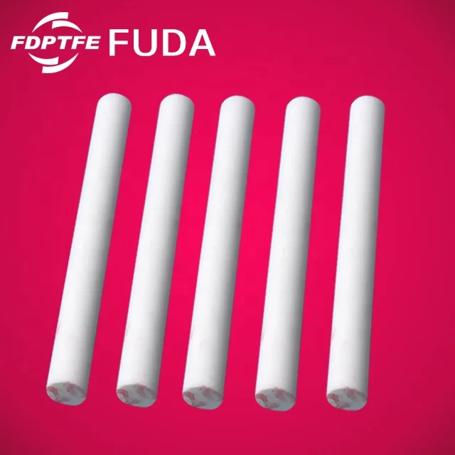FUDA modified ptfe taflon ptfe raw material carbon filled graphite rod with more abrasion performance