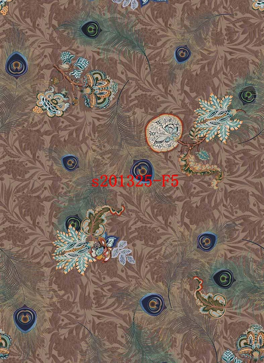 polyester 75 soft smooth  thin crepe pearl chiffon customized digital thin transparent printing for lady dress scarf fabric
