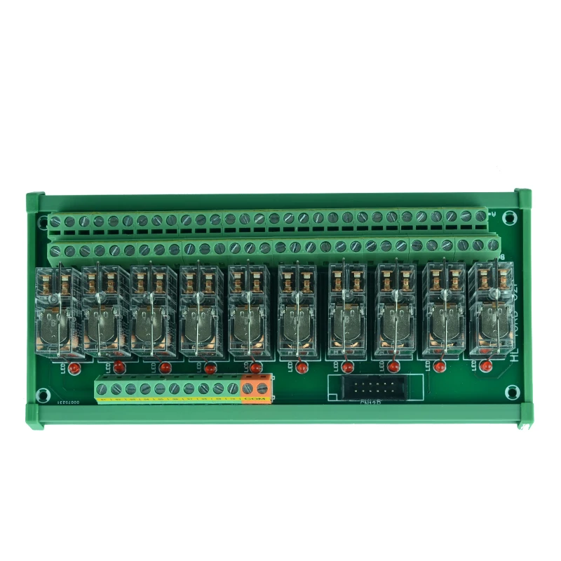 G2R-2 10 каналов релейный модуль 2NO 2NC электронный DPDT реле 12V Силовые транзисторы NPN