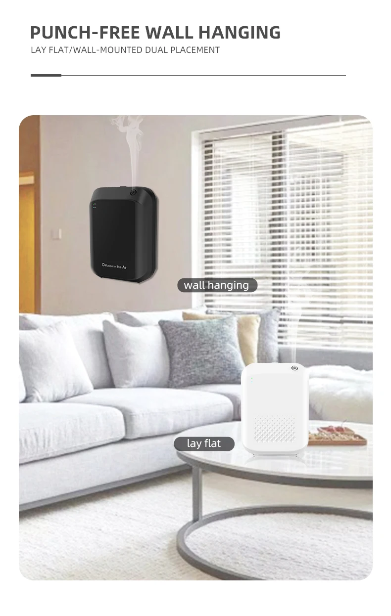 Direct Factory Smart Fragrance Diffuser Battery Energy 150ml Essential Oil Diffuser for Hotel