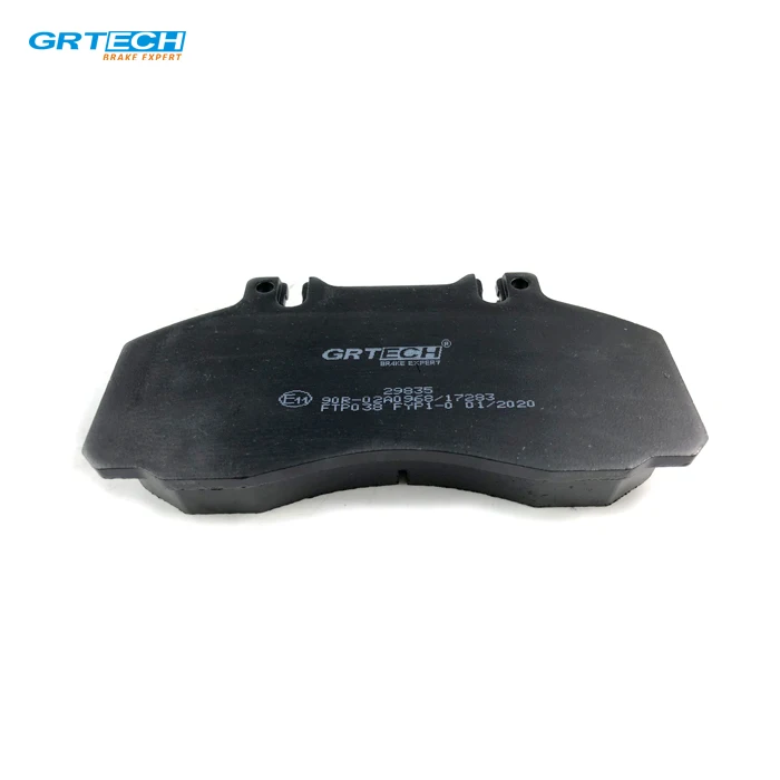 WVA 29835 factory sale noiseless semi metallic heavy truck brake pads for Hino,Mercedes-Benz