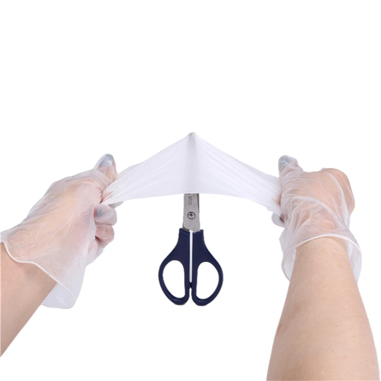 Medical Vinyl Examination Gloves Powder Free Food