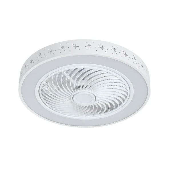 Low Noise Bedroom Small 220 Volts Remote Control App Control Smart Modern Chandelier Led Ceiling Fan With Light