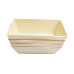 2021 дешевые оптовые биоразлагаемые лотки для завтрака с сыром и тортом, деревянные лотки для еды