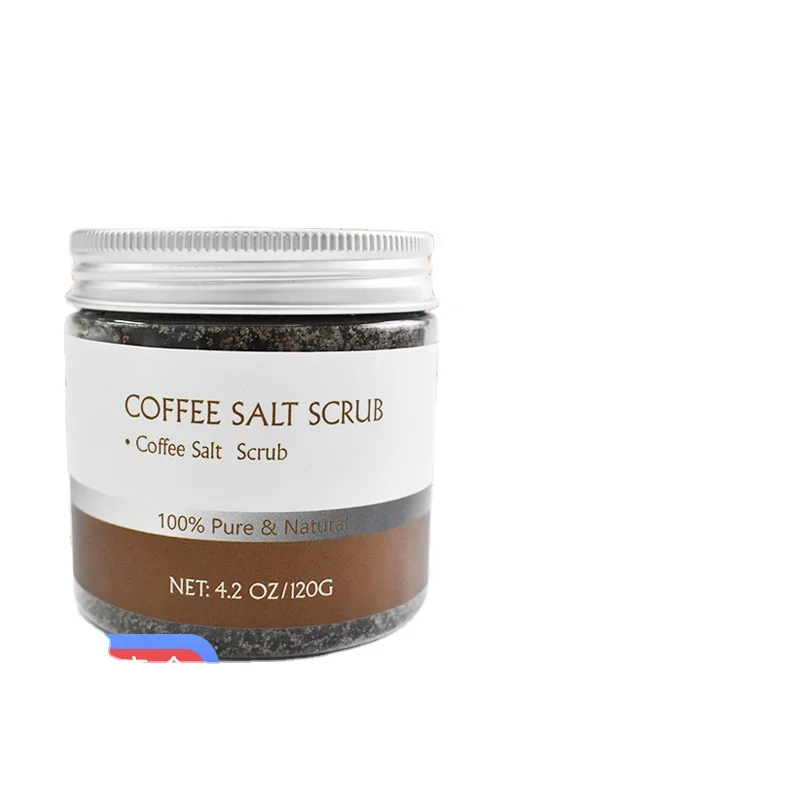 Cross-border full English body scrub body bath salt coffee salt beauty massage shop body scrub OEM customization