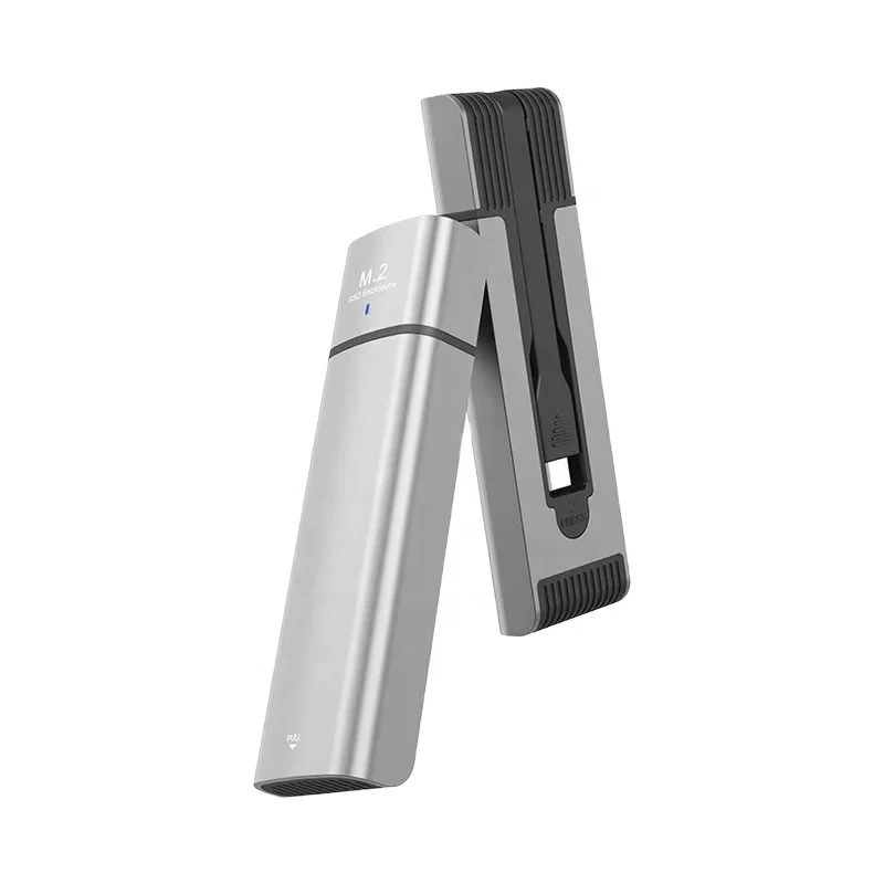 aluminum ssd enclosure with cable tool free m.2 pcie case ssd 2242 nvme pcie to usb nvme case type c nvme ngff usb casing