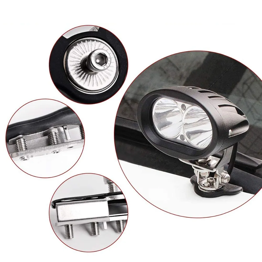 Auto Car Engine Hood Light Bracket Holder Off road SUV Engine Cover Led Work Light Bar Mounting Clamp Universal