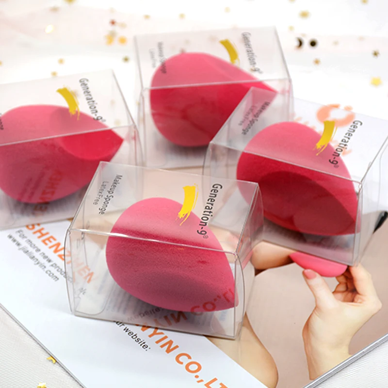 New Arrivals beauty Cosmetic Makeup Sponge Puff for Beauty Accessories Red Egg Smooth Foundation Contour Blending Puff