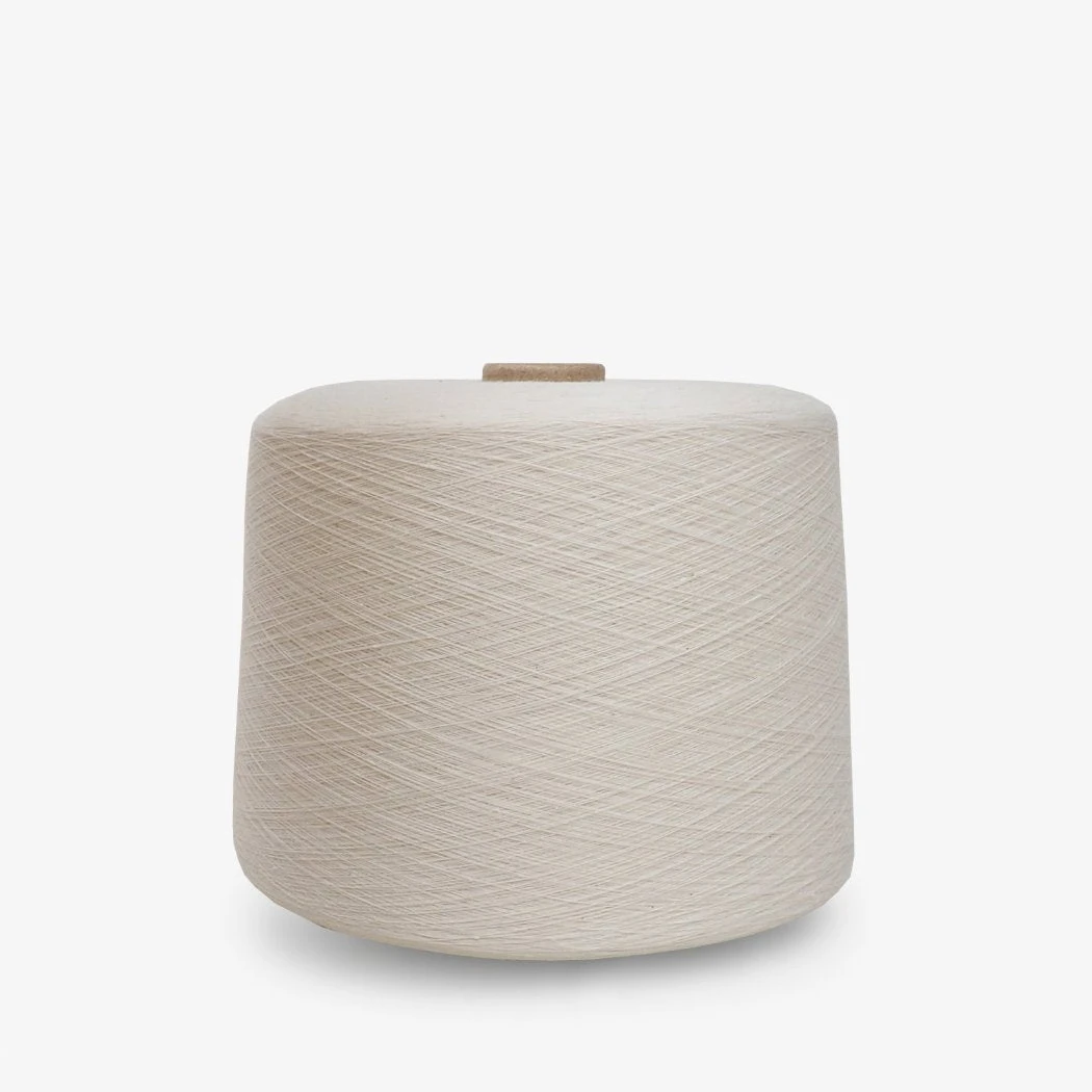 (NE 21/1 ( =21s))Organic Hemp Organic Cotton Natural White Sustainable Eco Friendly Yarn