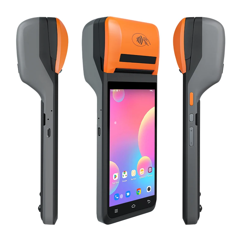 Pos портативное все в одном Pos-устройство 4G Android 13 парковочное устройство POS-терминал