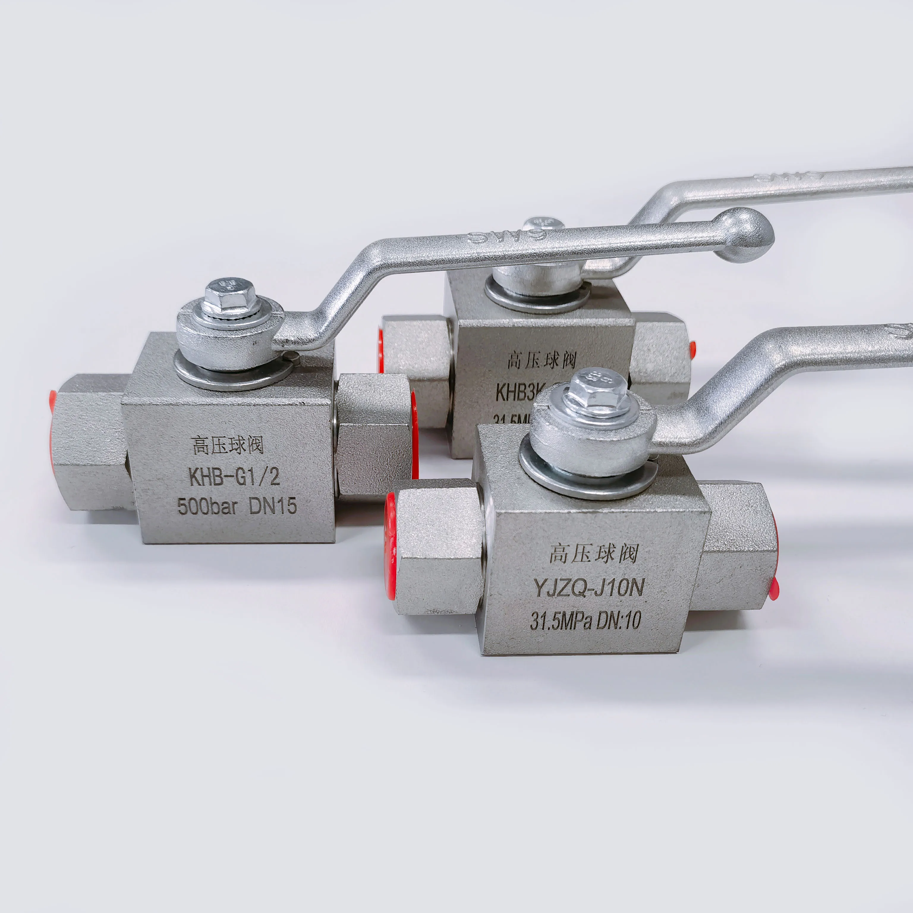 Two Ways KHB Series Carbon steel Hydraulic high pressure Ball Valve