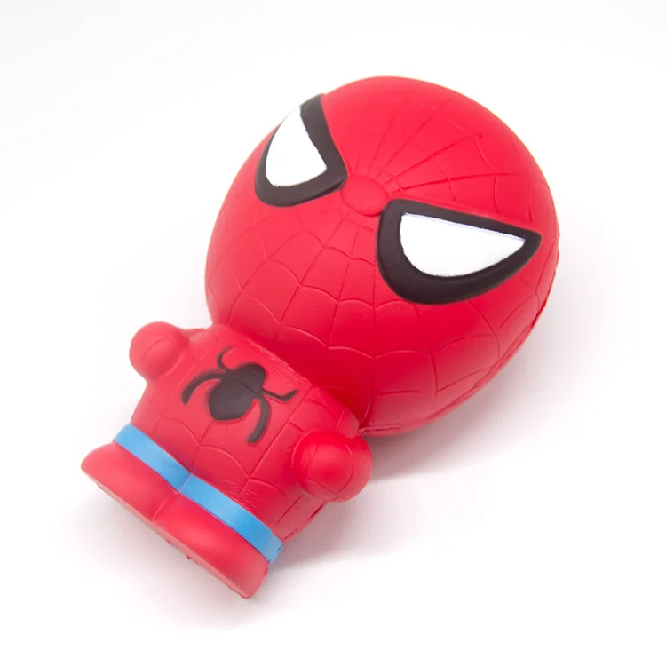 2023 New Scented Jumbo Giant Super Soft Slow Rising Super Hero Series Spider Man Squishy Toy for Stress Relief