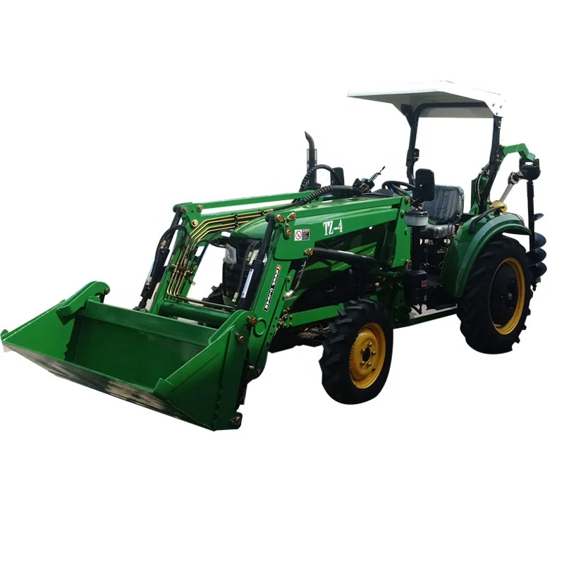 Hot sale factory price compact tractor with 4 in 1 bucket