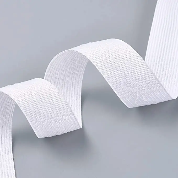 Eco friendly Cycling jersey sleeve Elastic tape Plain anti slip fabric silicone Gripper Power Band