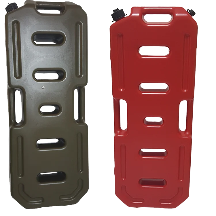Green Black Motorcycle Car 6L Backup ATV Portable with Mount Jerry Can UTV Oil Container Fuel Tank Petrol Can Plastic 6 Liters