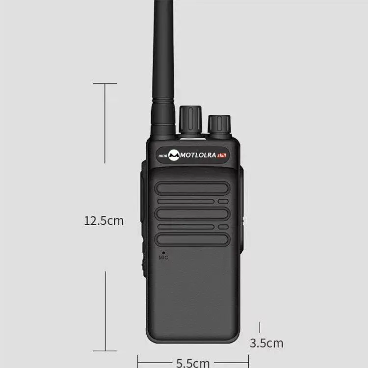 Mini Walkie-Talkie with Ultra-Long Standby Time, 20 km Range in Mountainous Areas, and High Power