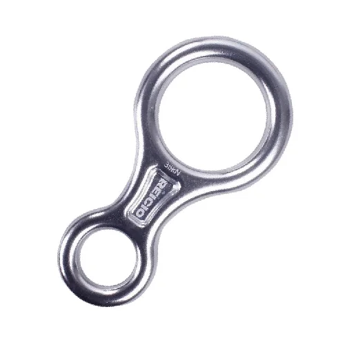 Cheap price lightweight 35KN Figure eight  Aluminum Alloy Rescue figure 8 Climbing gear belay device 8th descender figure