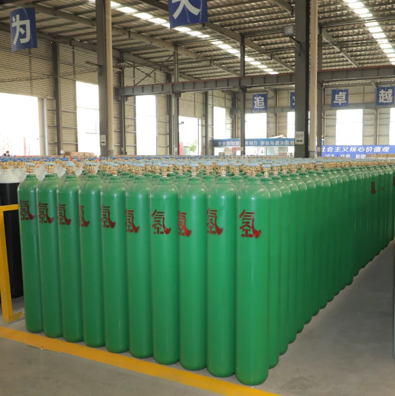 Storage tanks/ high pressure gas cylinders can be filled with hydrogen