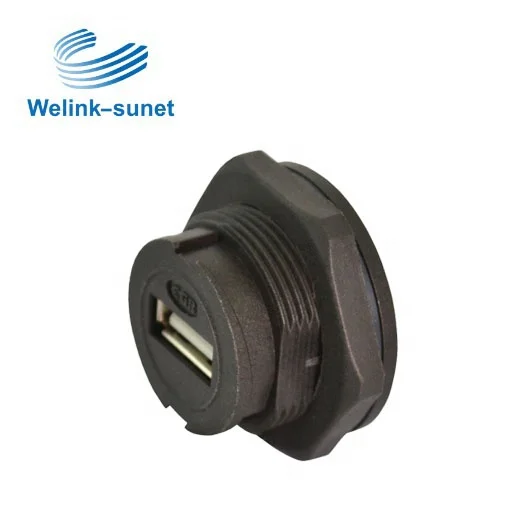 Штепсельная розетка спереди застегиваются замок типа PCB водонепроницаемый разъем для автомобильного жгута проводов