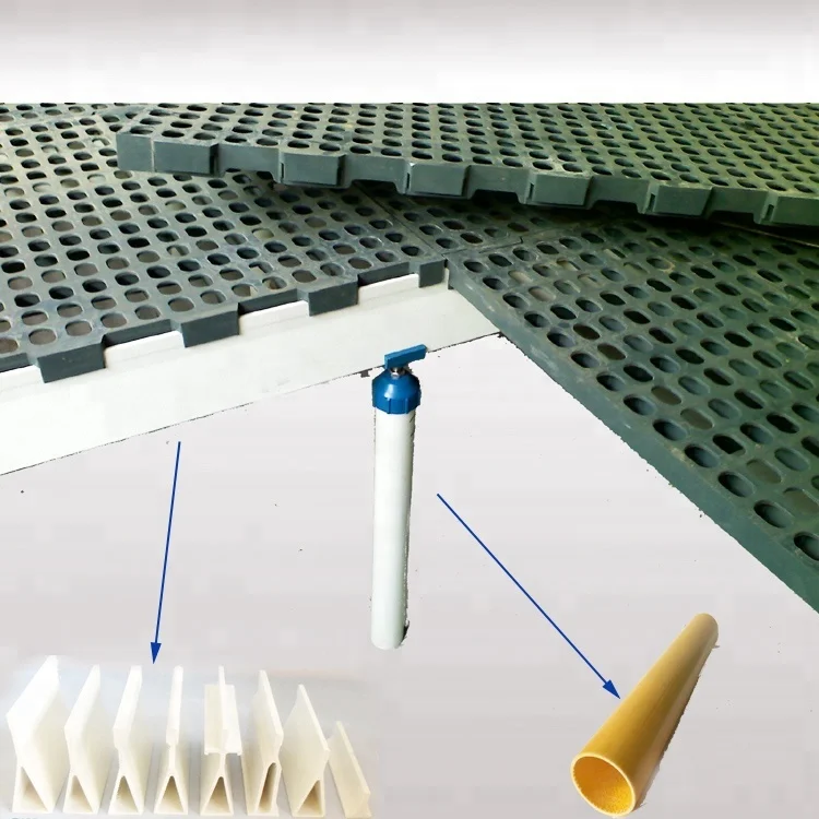 high strength fiberglass beam for goat farm plastic slat floor supporting corrosion resistant frp beam for pig/poultry slats