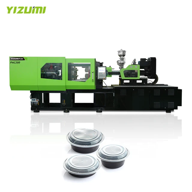  YIZUMI High Speed Thin Wall Container Making Machine Plastic Injection Molding Moulding 200Ton Factory