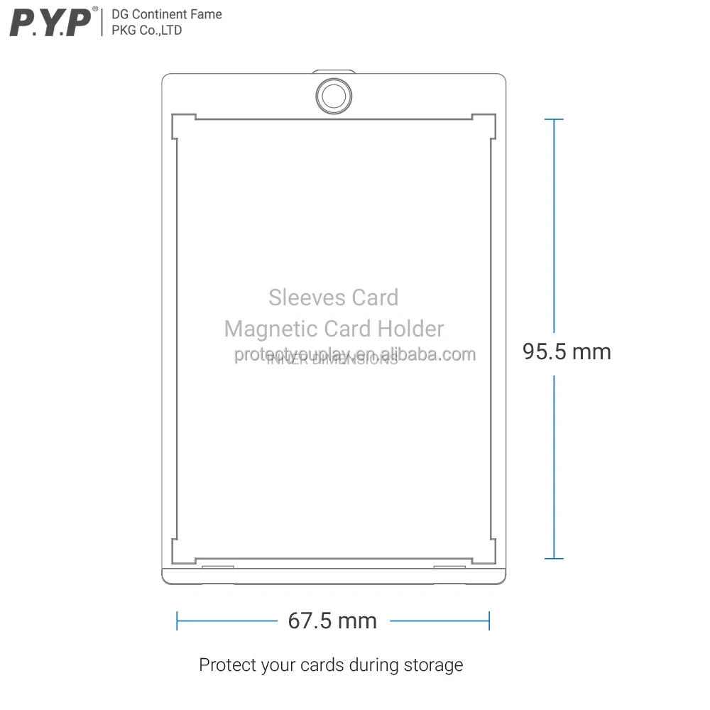 35 55 75 100 130pt Card Armor Magnet Loader Trading Baseball Card Magnetic Holder With Penny Sleeve Sleeved Card Magnetic Holder