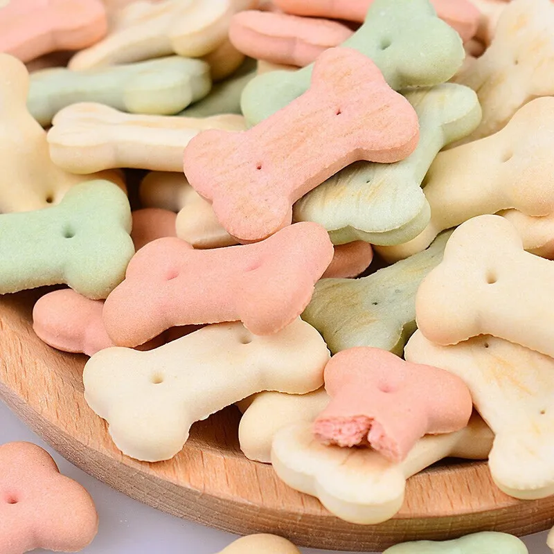 New Hot Pet Snacks Wholesale Customized China Factory Nutritious Pet Snacks Chewy Snacks Bone Shaped Biscuits