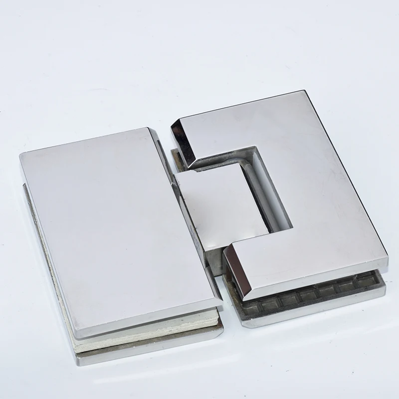 180 degree Solid casting shower door hinge for 6-12 mm tempered
