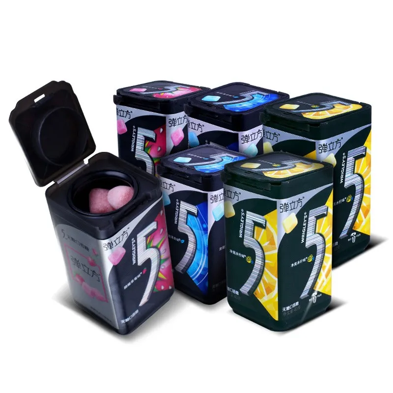 China Hot Selling Chewing Gum Mixed Flavor 40g Sugar Free Chewing Gum