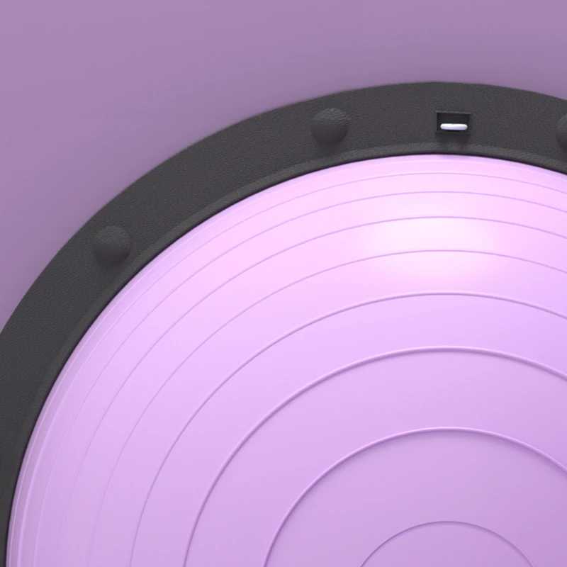 Home Gym Workout Use Strong Load Bearing 23 Inch Pilates Gym Ball Thickened Wavy Anti Slip Surface Balance Trainer Half Ball