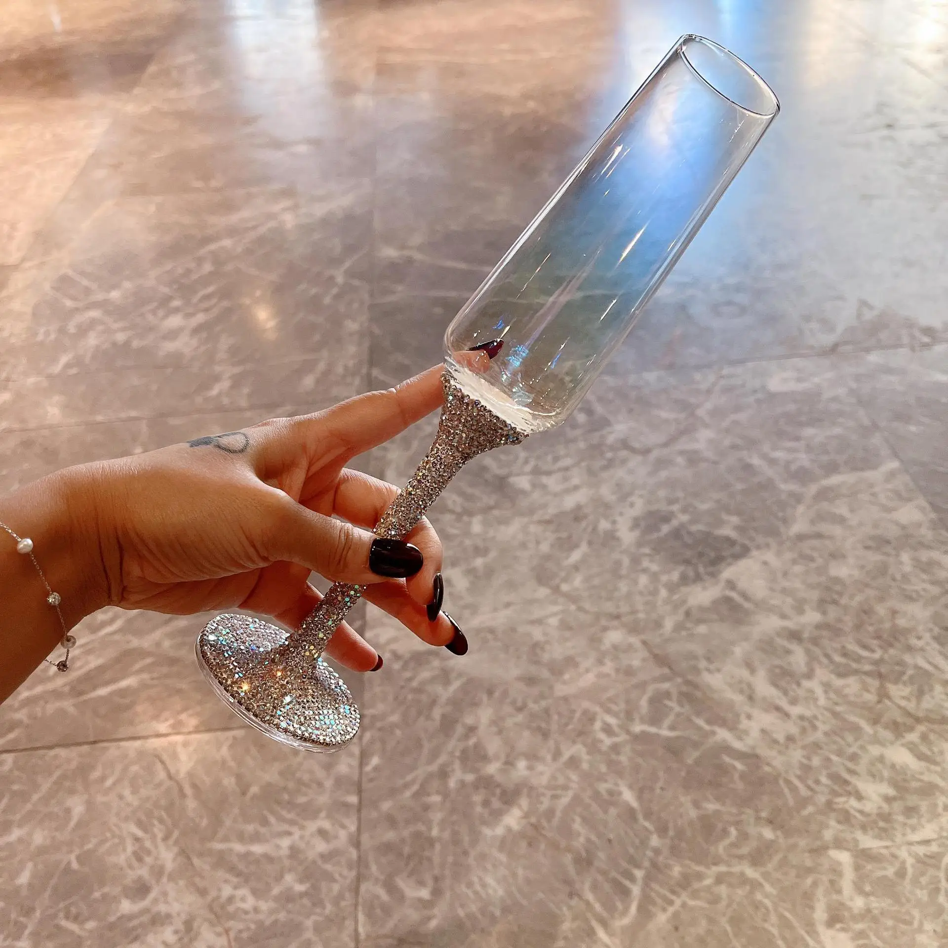 Top Best Seller Diamond Lead Free Crystal Beer Whiskey Drinking Shot Glass Glassware Wine Glasses Cups