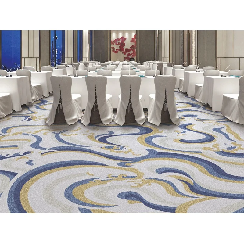 Haima carpet classical wall to wall carpet luxury hotel decoration lobby hall axminster carpet