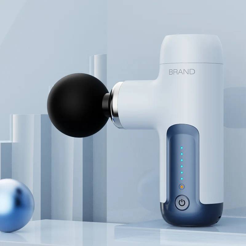 Factory Good Price New Patent Fascia Gun Booster Small Size Portable Deep Vibration Tissue Percussion Muscle Mini Massage Gun