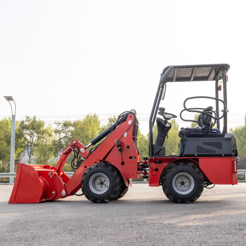 Earth-moving Machinery Hydraulic Compact Farm Loaders 4WD Mini Wheels Agriculture
