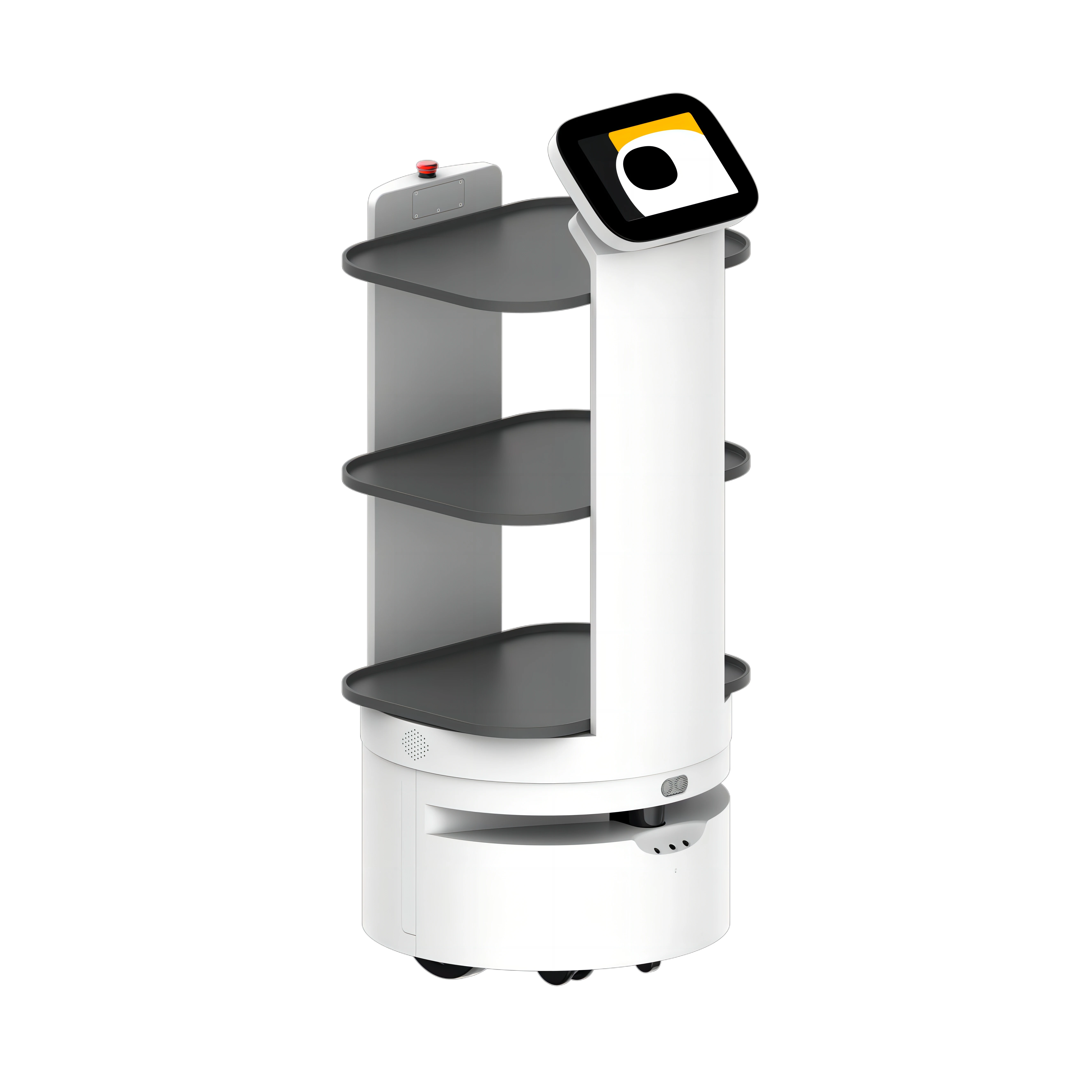 Food Delivery Robot High Load Bearing Auto Charging Navigation for Restaurant Hotel cafe Delivery Robot