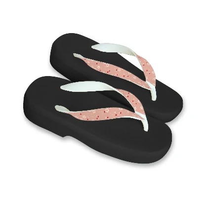 Light weight waterproof weatherability rubber house lady slipper