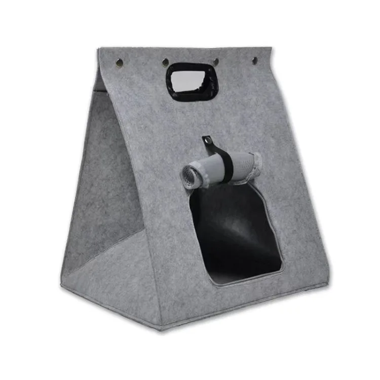 Manufacturer production Foldable Portable Cat and dog kennel felt pet house and bed felt cat bed cave